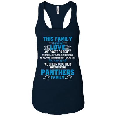 We Are A Carolina Panthers Family T Shirt