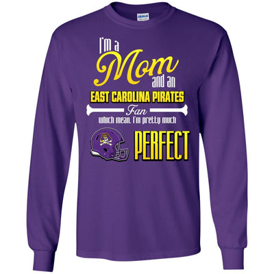 Cool Pretty Perfect Mom Fan East Carolina Pirates T Shirt