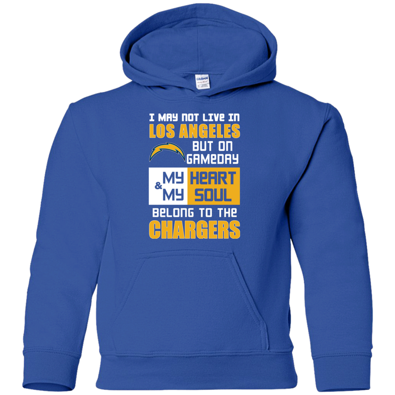 My Heart And My Soul Belong To The Los Angeles Chargers T Shirts