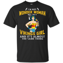 I'm Not Wonder Woman Minnesota Vikings T Shirts