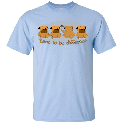 Pug - Dare To Be Different T Shirts