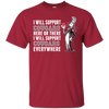 I Will Support Everywhere Houston Cougars T Shirts