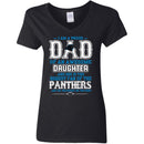 Proud Of Dad Of An Awesome Daughter Carolina Panthers T Shirts
