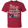 Cool Pretty Perfect Mom Fan Connecticut Huskies T Shirt