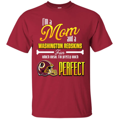 Cool Pretty Perfect Mom Fan Washington Redskins T Shirt