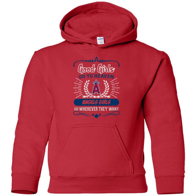 Good Girls Go To Heaven Los Angeles Angels Girls T Shirts