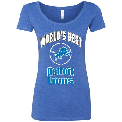 Amazing World's Best Dad Detroit Lions T Shirts