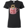 Pug Of Tea T Shirts