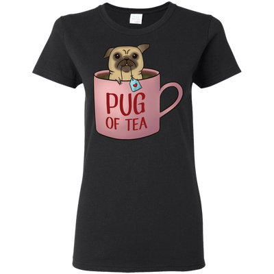 Pug Of Tea T Shirts