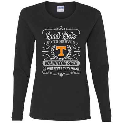 Good Girls Go To Heaven Tennessee Volunteers Girls T Shirts