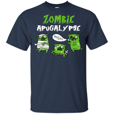 Nice Pug T Shirts - Zombies Apugalypse, is a cool gift for your friend