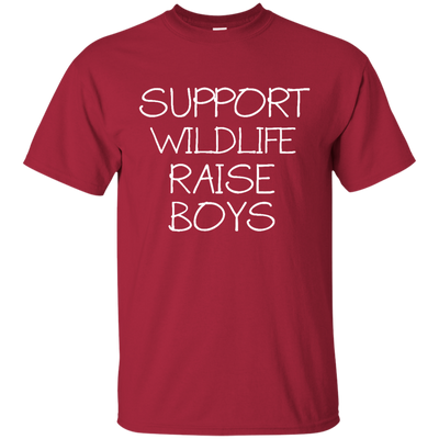 Support Wildlife Raise Boys T Shirts V4