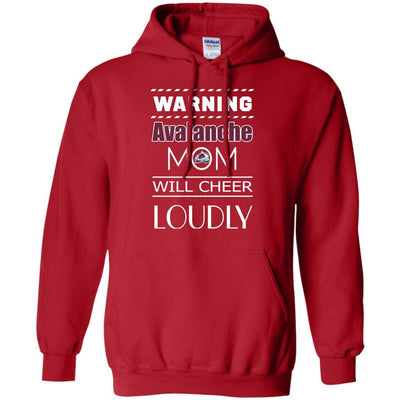 Warning Mom Will Cheer Loudly Colorado Avalanche T Shirts