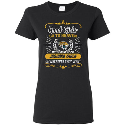 Good Girls Go To Heaven Jacksonville Jaguars Girls T Shirts