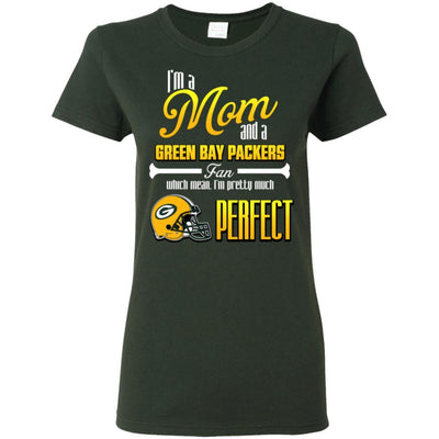 Cool Pretty Perfect Mom Fan Green Bay Packers T Shirt