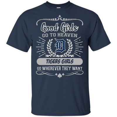 Good Girls Go To Heaven Detroit Tigers Girls T Shirts