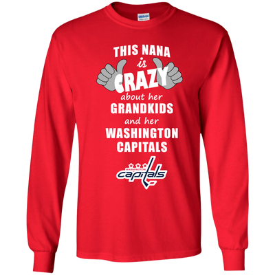 This Nana Is Crazy About Her Grandkids And Her Washington Capitals T Shirts