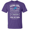 She Will Do It Twice And Take Pictures Detroit Lions T Shirt