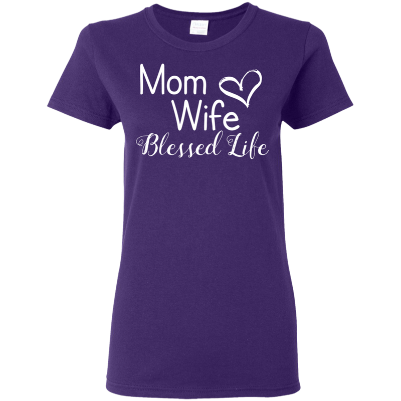Mama Wife Blessed Life T Shirts V4