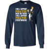 I Will Support Everywhere Pittsburgh Pirates T Shirts