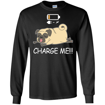 Interesting Black Presents For Collection Pug T Shirts Charge Me