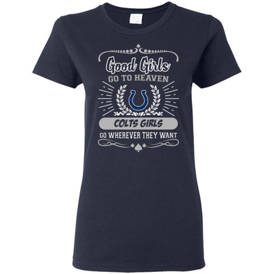 Good Girls Go To Heaven Indianapolis Colts Girls T Shirts