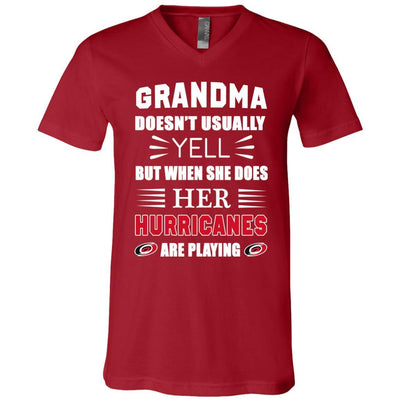 Grandma Doesn't Usually Yell Carolina Hurricanes T Shirts