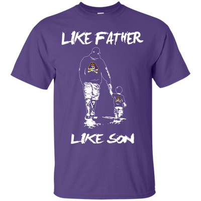 Happy Like Father Like Son East Carolina Pirates T Shirts