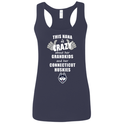 This Nana Is Crazy About Her Grandkids And Her Connecticut Huskies T Shirts
