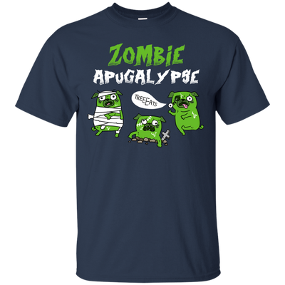 Nice Pug T Shirts - Zombies Apugalypse, is a cool gift for your friend