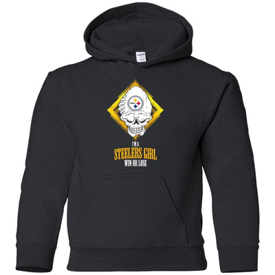 Pittsburgh Steelers Girl Win Or Lose T Shirts