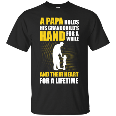 A Papa Holds His Grandchild's Hand