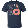 I Love You To The Donut And Back Pug T Shirts