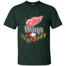 Snoopy Christmas Detroit Red Wings T Shirts