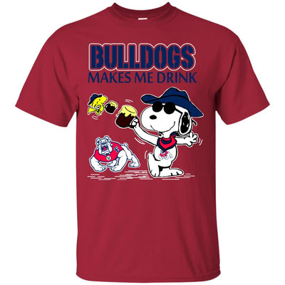 Fresno State Bulldogs Make Me Drinks T Shirt