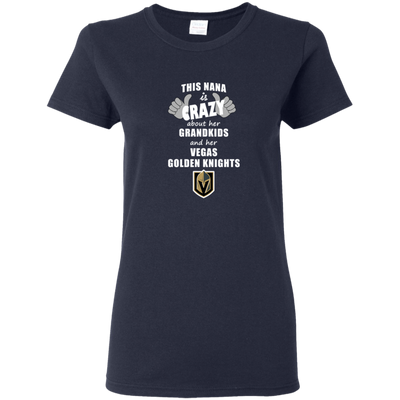 This Nana Is Crazy About Her Grandkids And Her Vegas Golden Knights T Shirts