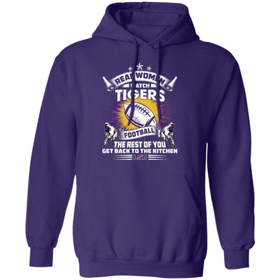 Funny Gift Real Women Watch LSU Tigers T Shirt