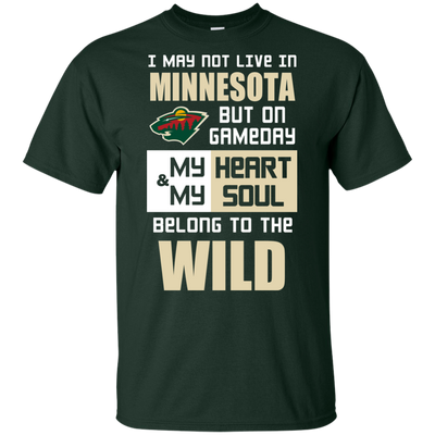 My Heart And My Soul Belong To The Minnesota Wild T Shirts