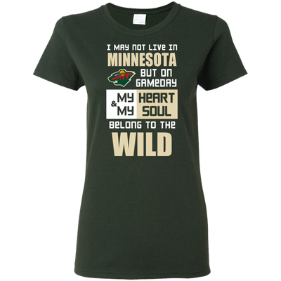 My Heart And My Soul Belong To The Minnesota Wild T Shirts