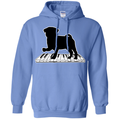 Pug Playing Piano Music T Shirts V2