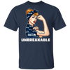 Beautiful Girl Unbreakable Go Seattle Seahawks T Shirt