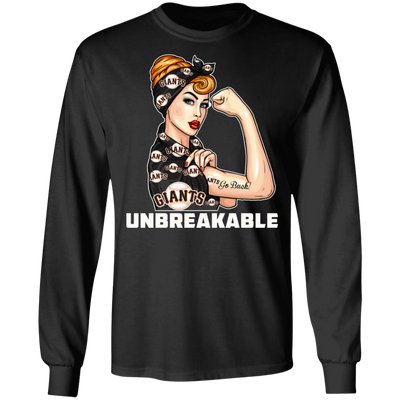 Beautiful Girl Unbreakable Go San Francisco Giants T Shirt