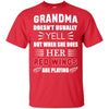 Grandma Doesn't Usually Yell Detroit Red Wings T Shirts