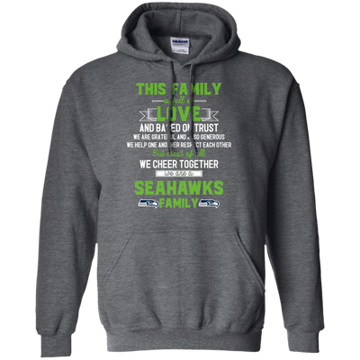 We Are A Seattle Seahawks Family T Shirt