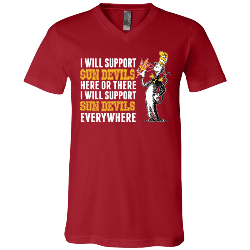 I Will Support Everywhere Arizona State Sun Devils T Shirts