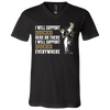 I Will Support Everywhere Anaheim Ducks T Shirts