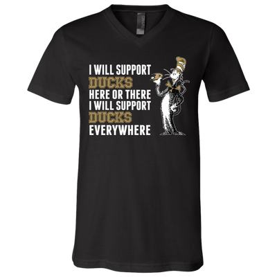 I Will Support Everywhere Anaheim Ducks T Shirts