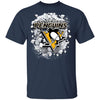 Colorful Earthquake Art Pittsburgh Penguins T Shirt
