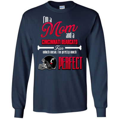 Cool Pretty Perfect Mom Fan Cincinnati Bearcats T Shirt