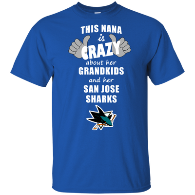 This Nana Is Crazy About Her Grandkids And Her San Jose Sharks T Shirts